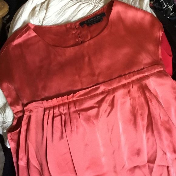 BCBG MaxAzria Silk Slip Dress Cap Sleeve - Picture 7 of 9